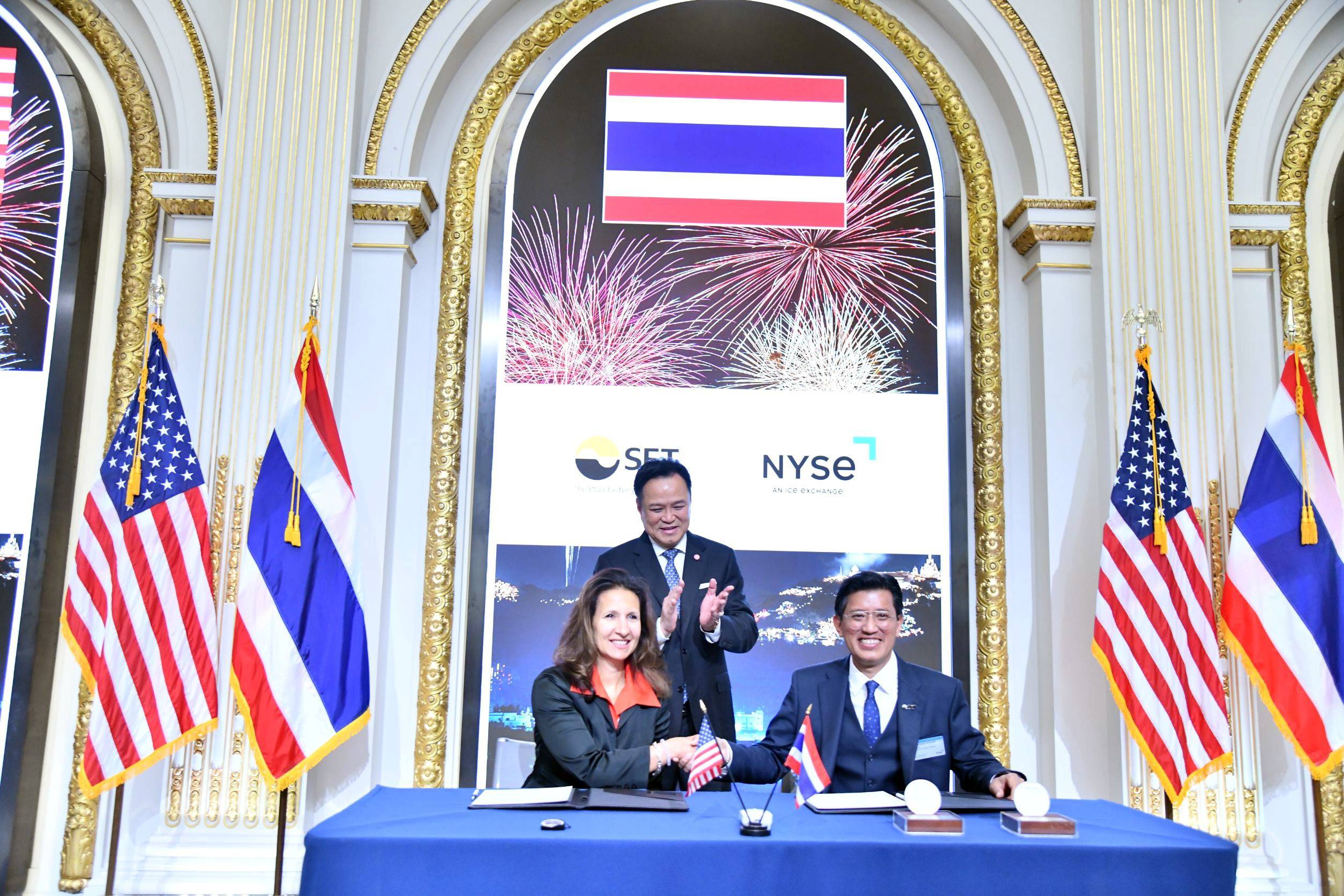 ตลาดหลักทรัพย์ฯ ลงนาม MOU กับตลาดหลักทรัพย์นิวยอร์ก เชื่อมโยงตลาดทุนไทย-สหรัฐ เดินหน้าธุรกรรมข้ามตลาด 2 SET MOU NYSE 2569 2